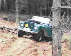 Landrover in action